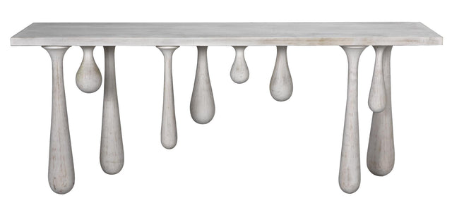 NOIR Drop Console White Wash