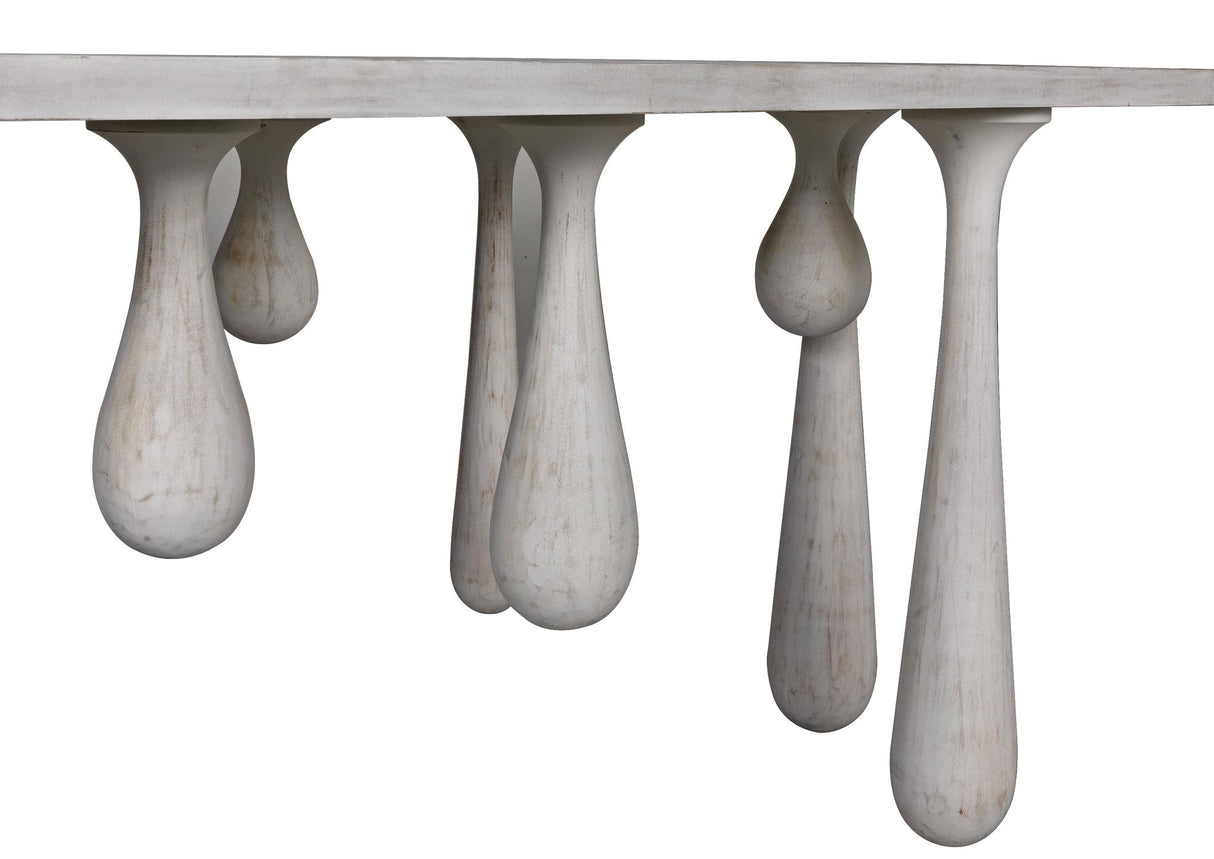 NOIR Drop Console White Wash