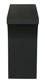 NOIR Maximus Console/Side Table Black Steel