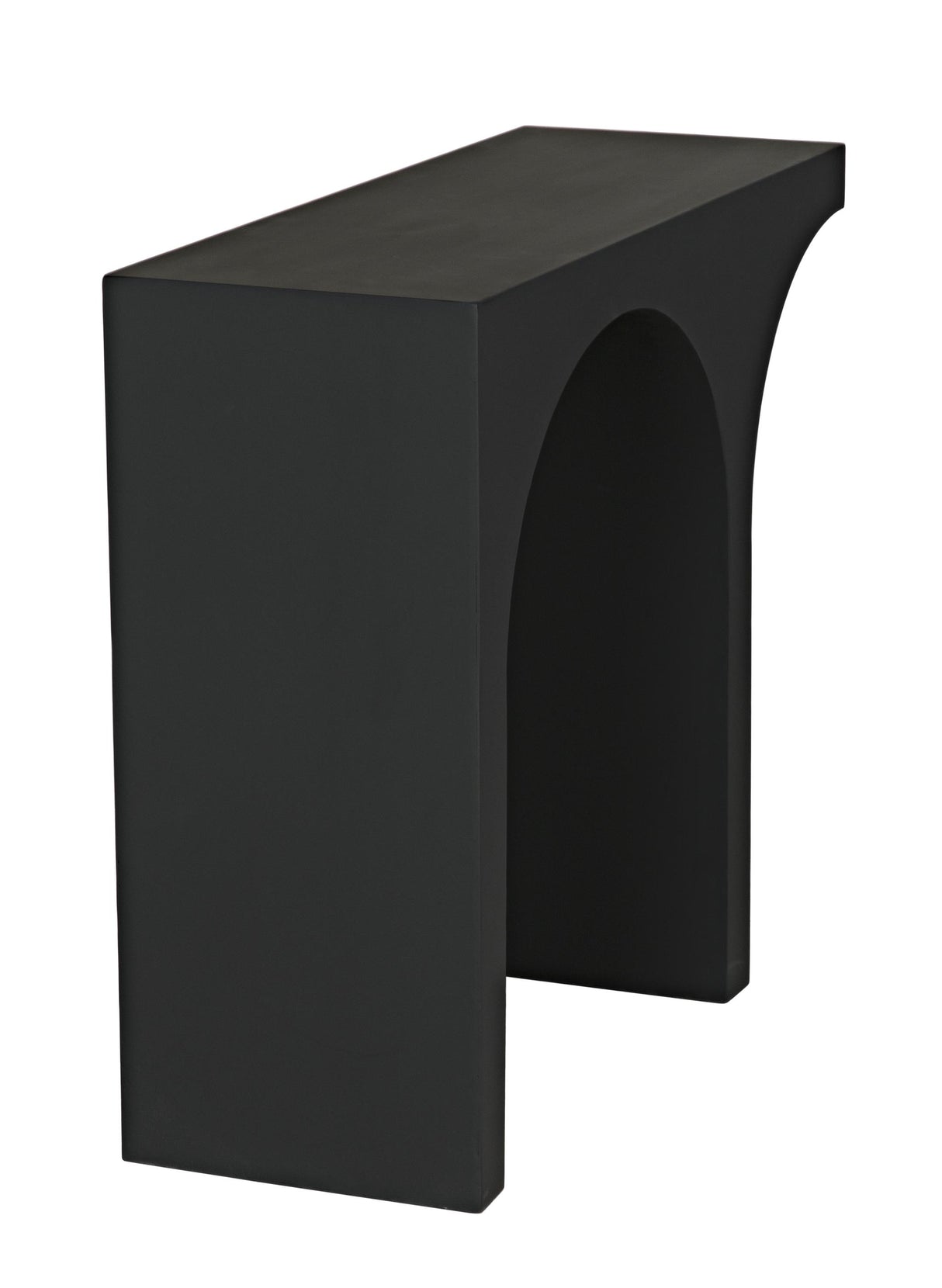 NOIR Maximus Console/Side Table Black Steel