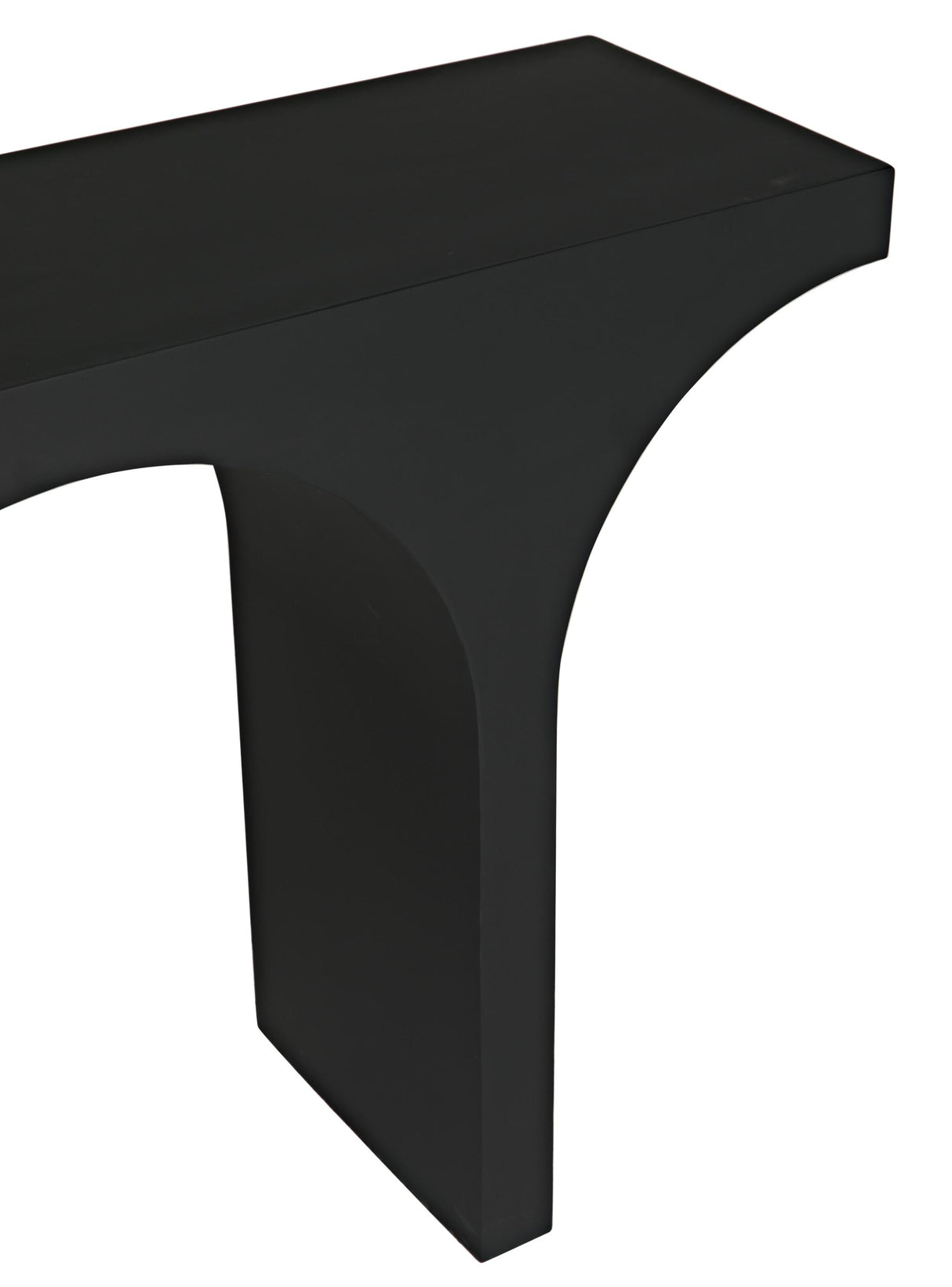 NOIR Maximus Console/Side Table Black Steel