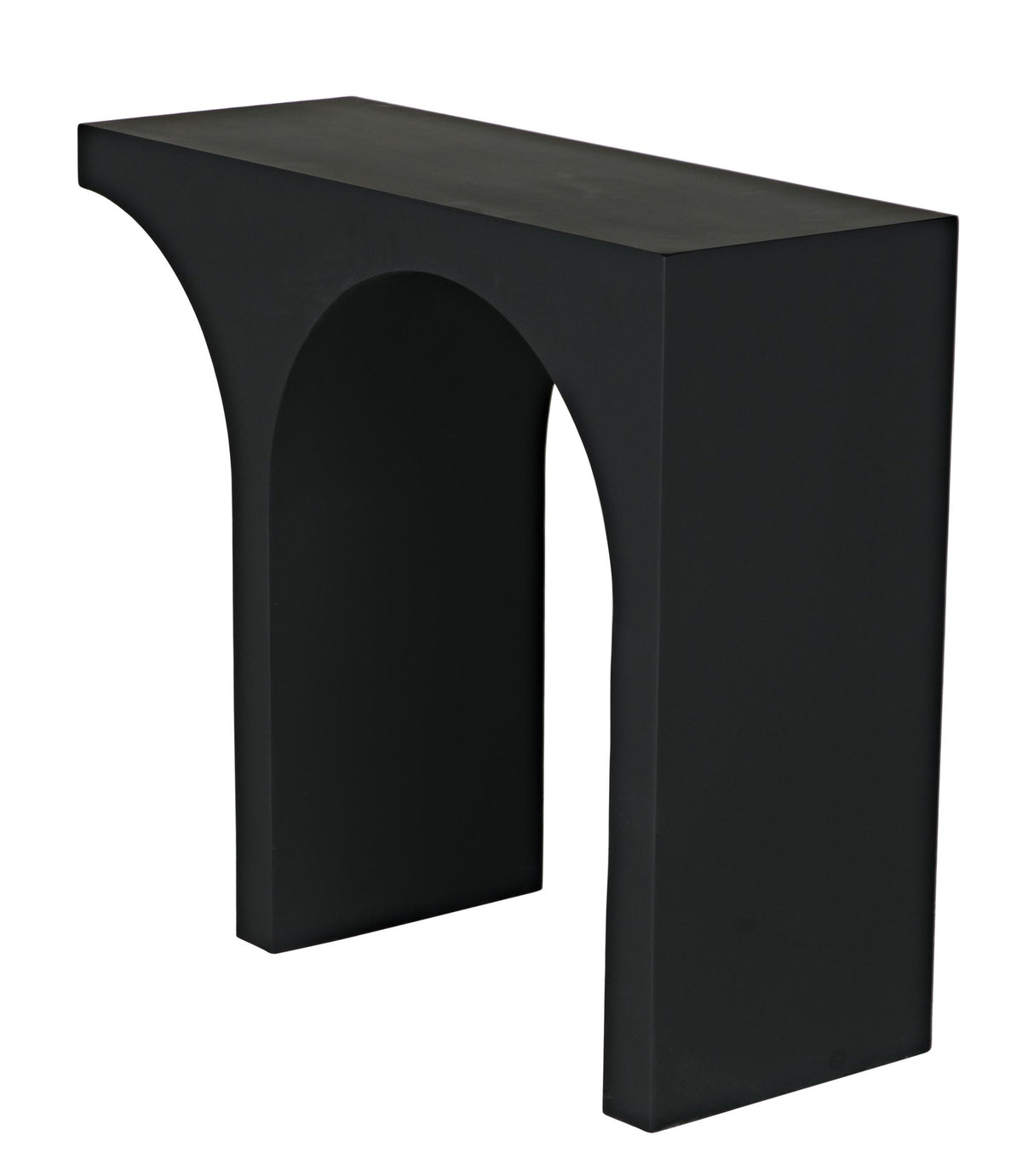 NOIR Maximus Console/Side Table Black Steel