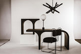 NOIR Maximus Console/Side Table Black Steel