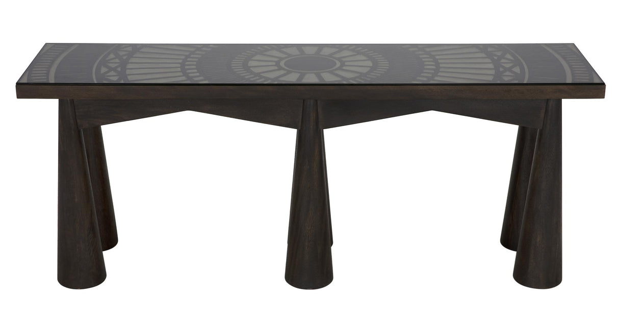 NOIR Tutankhamun Console Ebony Walnut