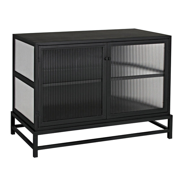 NOIR Chandler 2 Door Sideboard Black Steel