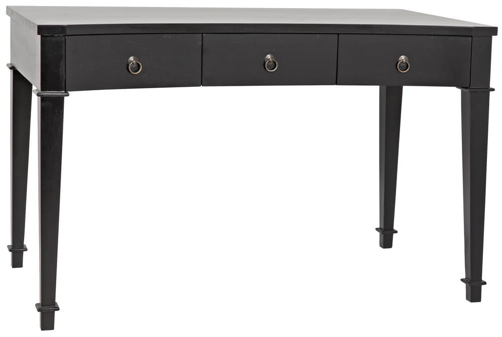 NOIR Curba Desk Hand Rubbed Black