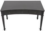 NOIR Curba Desk Hand Rubbed Black