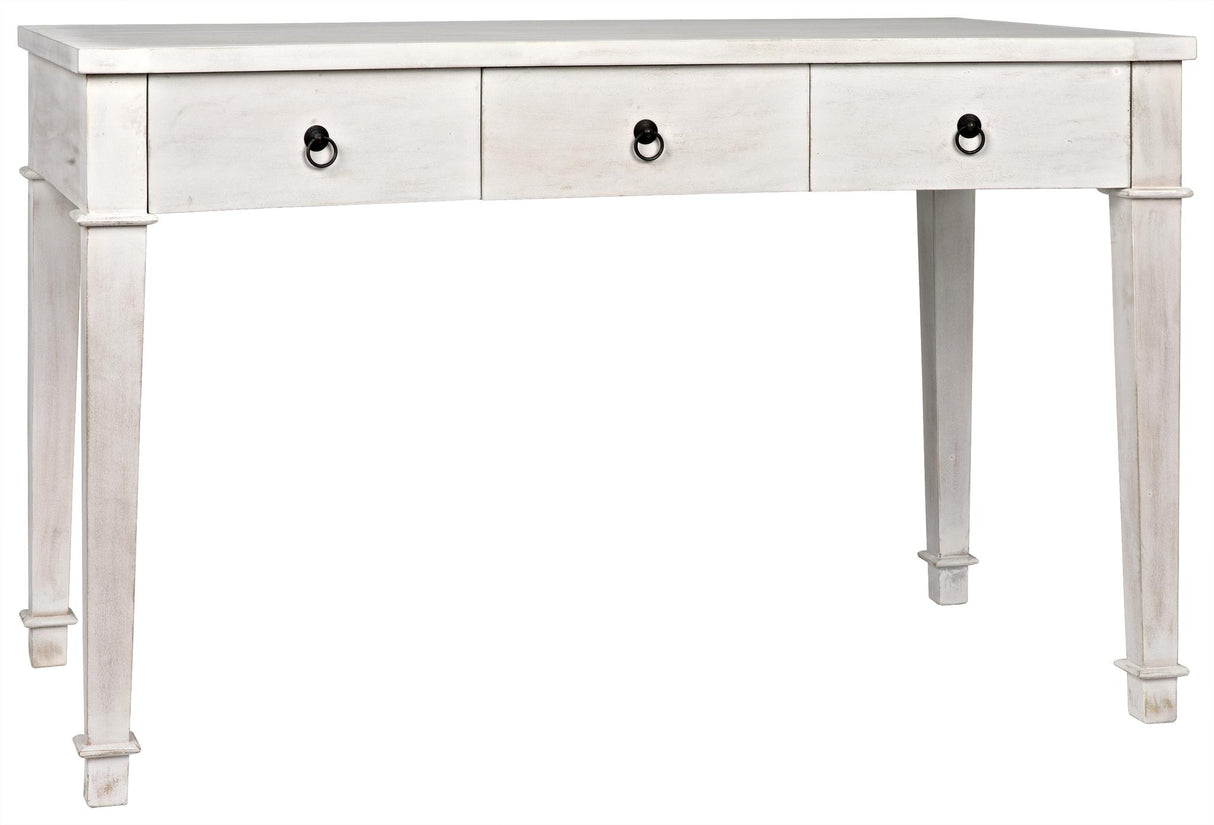 NOIR Curba Desk White Wash