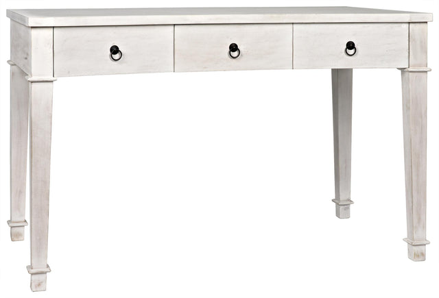 NOIR Curba Desk White Wash
