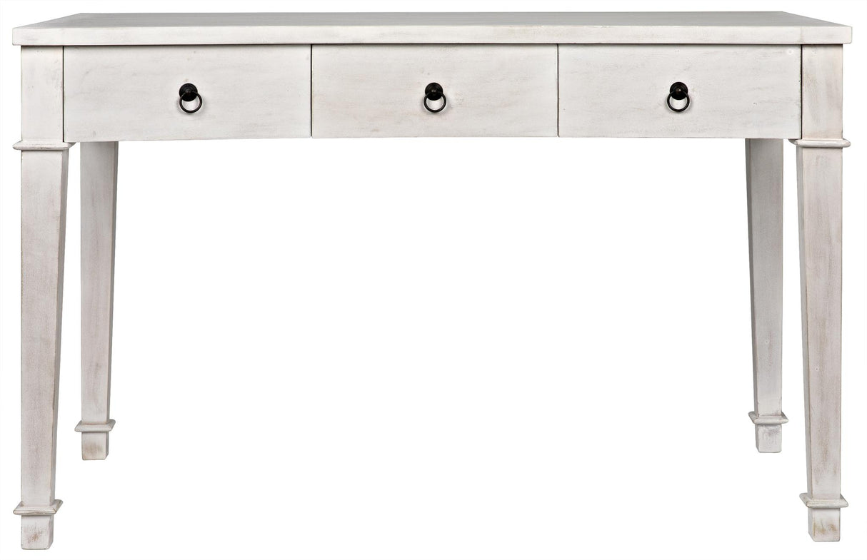 NOIR Curba Desk White Wash