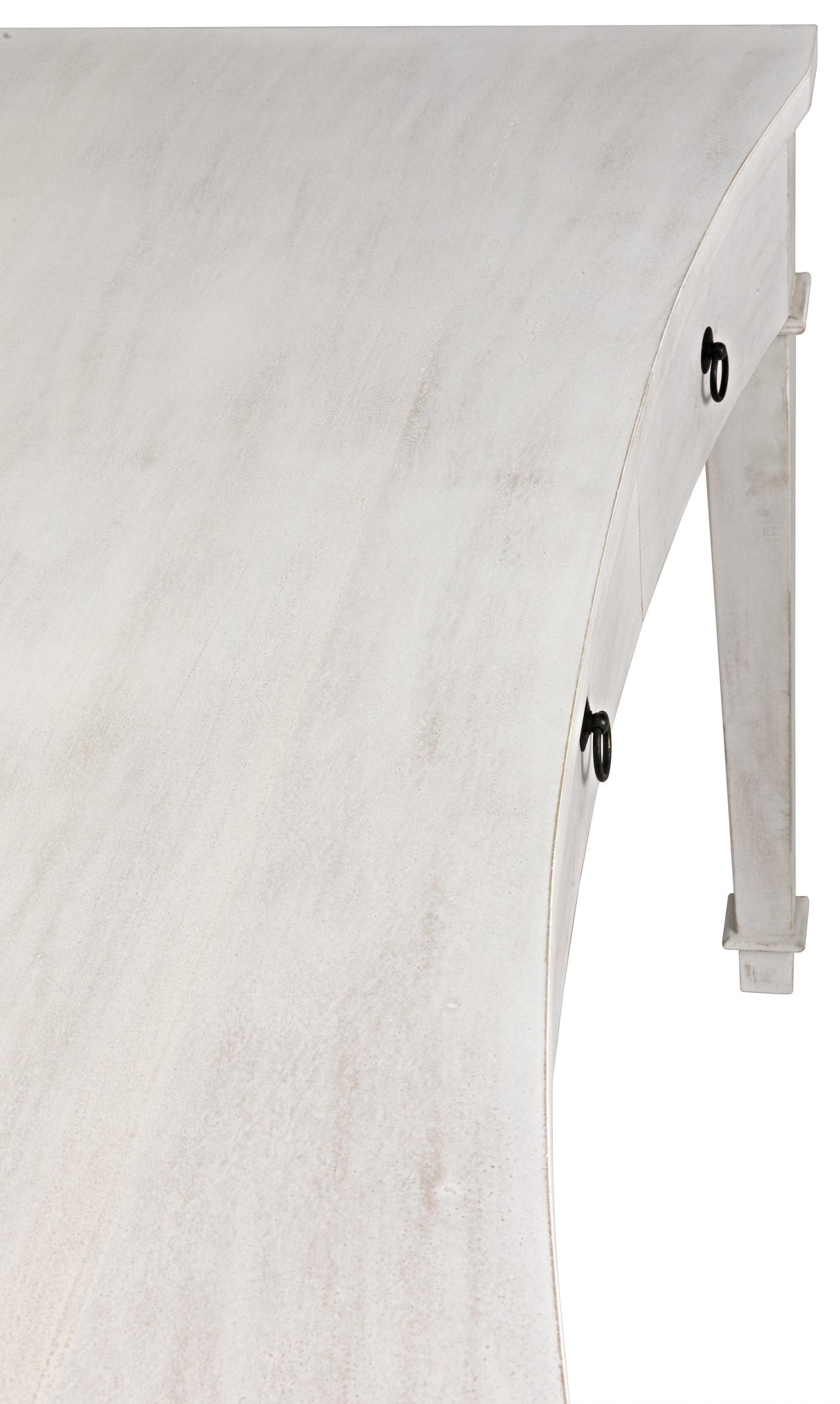 NOIR Curba Desk White Wash