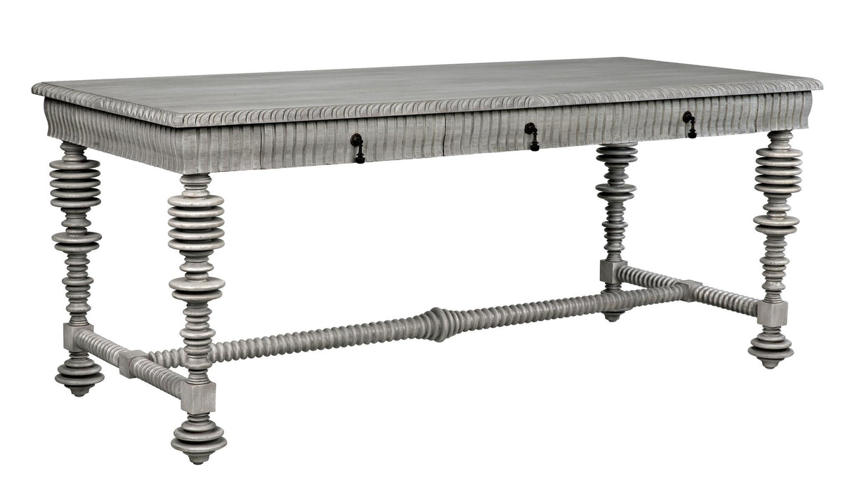 NOIR Portuguese Desk Distressed Grey