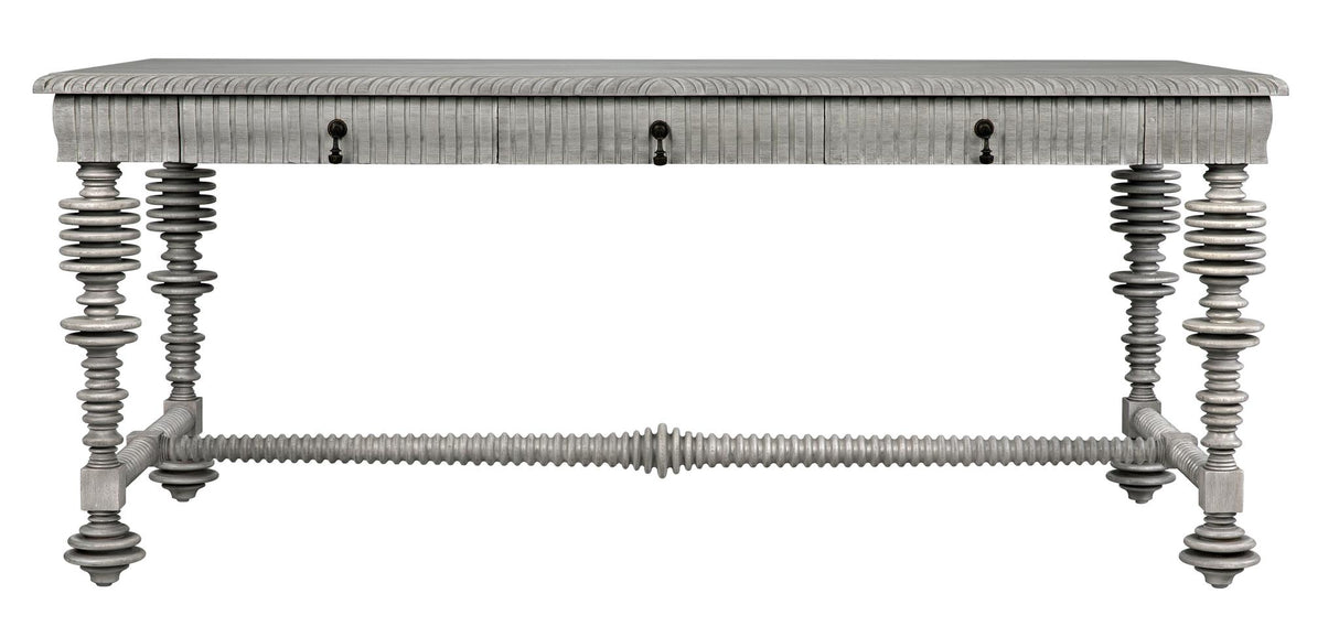 NOIR Portuguese Desk Distressed Grey