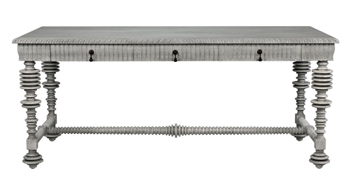 NOIR Portuguese Desk Distressed Grey