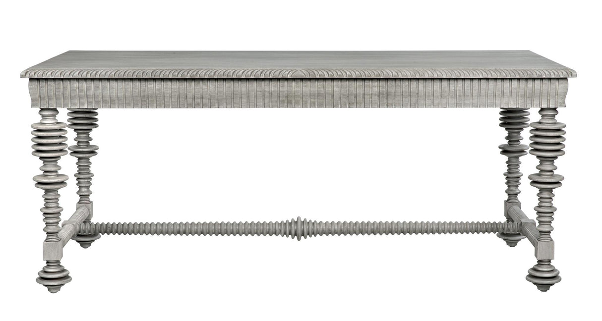 NOIR Portuguese Desk Distressed Grey