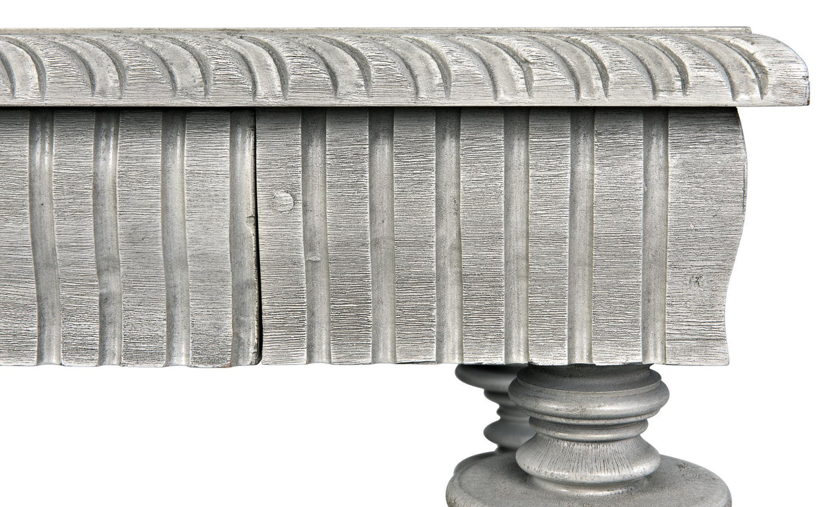 NOIR Portuguese Desk Distressed Grey