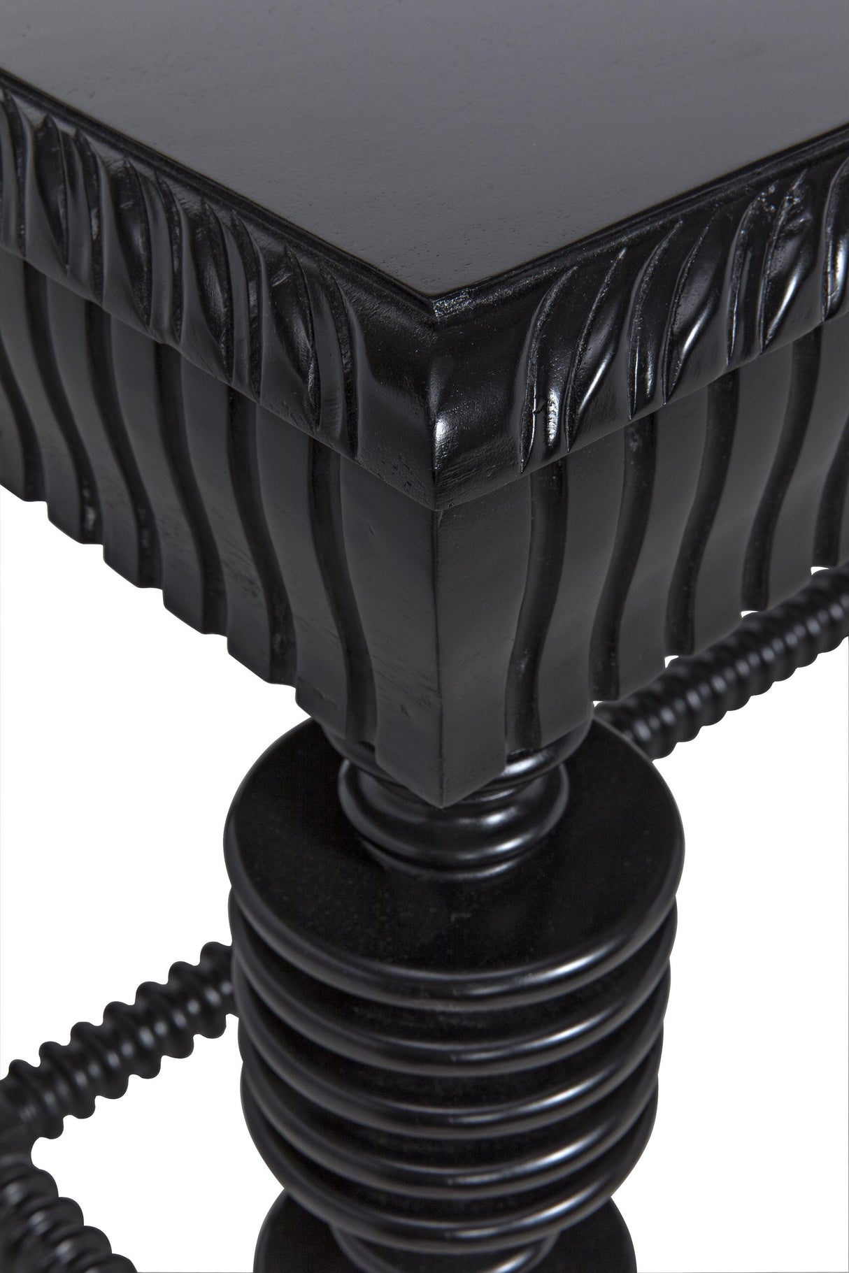 NOIR Portuguese Desk Hand Rubbed Black