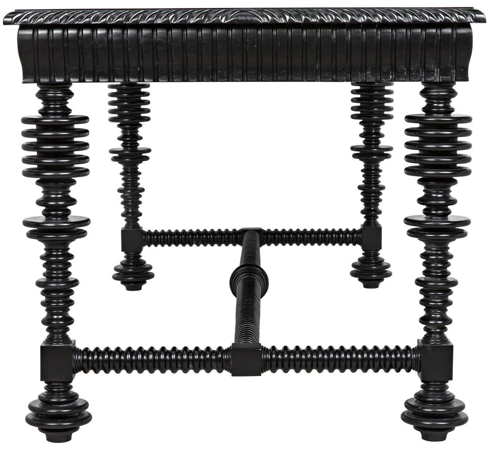 NOIR Portuguese Desk Hand Rubbed Black