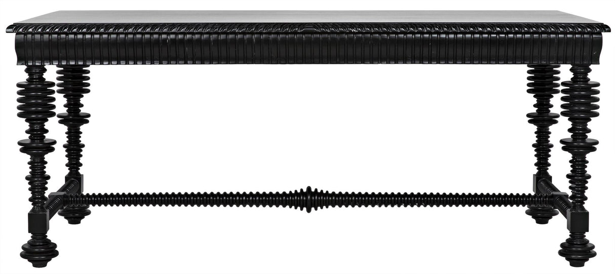 NOIR Portuguese Desk Hand Rubbed Black