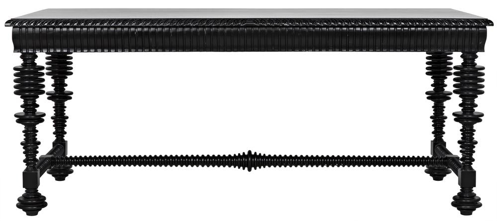 NOIR Portuguese Desk Hand Rubbed Black