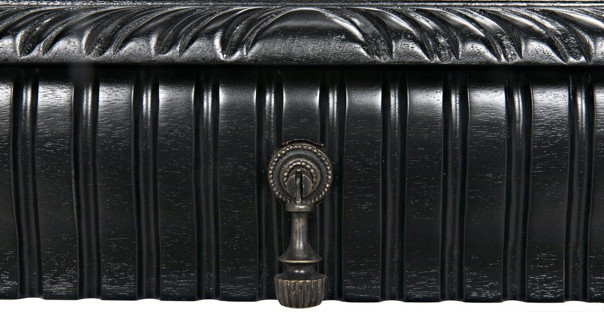 NOIR Portuguese Desk Hand Rubbed Black