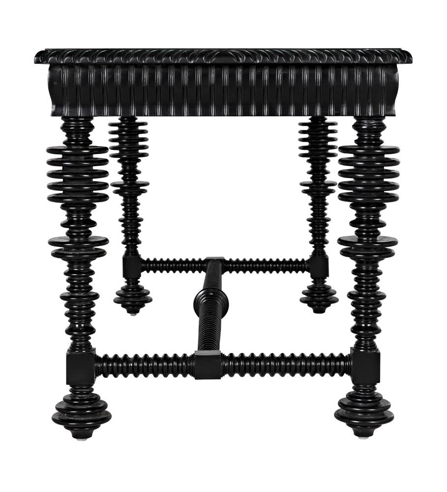 NOIR Portuguese Desk Small Hand Rubbed Black