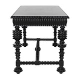 NOIR Portuguese Desk Small Hand Rubbed Black