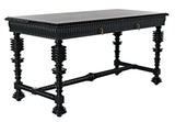 NOIR Portuguese Desk Small Hand Rubbed Black