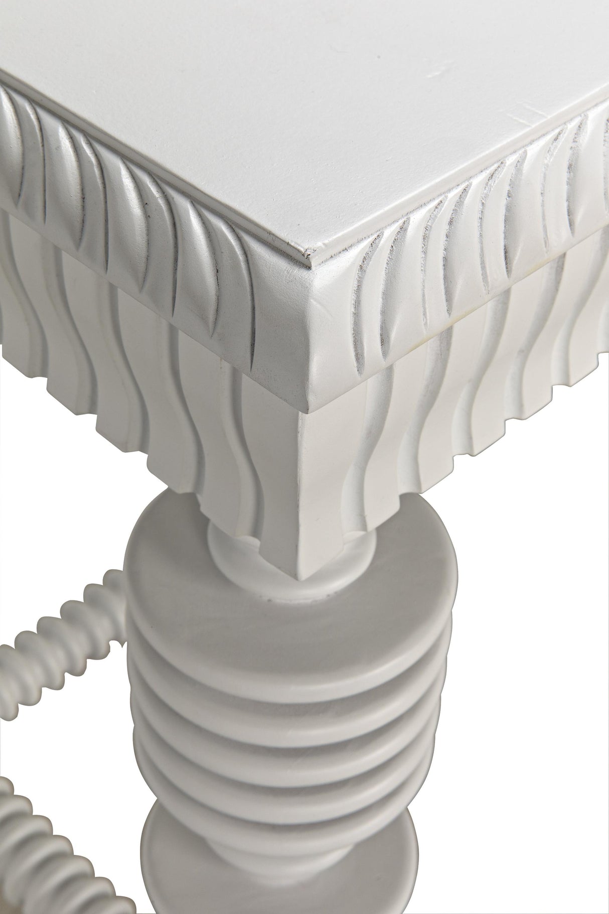 NOIR Portuguese Desk Solid White