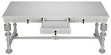 NOIR Portuguese Desk Solid White