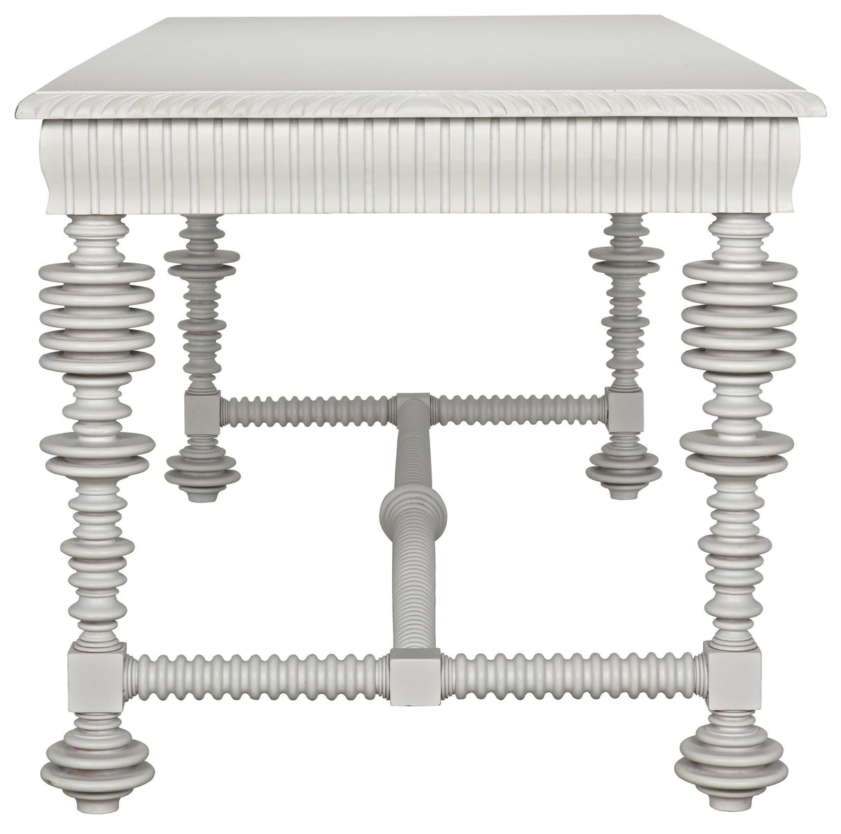 NOIR Portuguese Desk Solid White