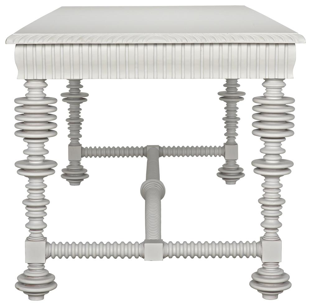 NOIR Portuguese Desk Solid White