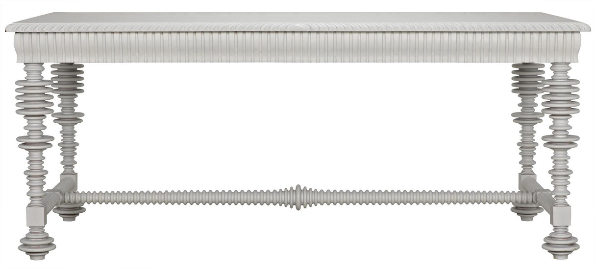 NOIR Portuguese Desk Solid White