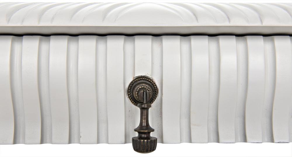 NOIR Portuguese Desk Solid White