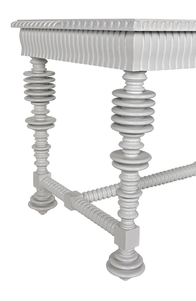 NOIR Portuguese Desk Small Solid White