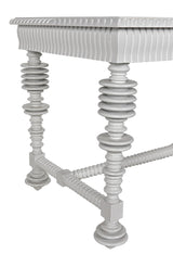 NOIR Portuguese Desk Small Solid White