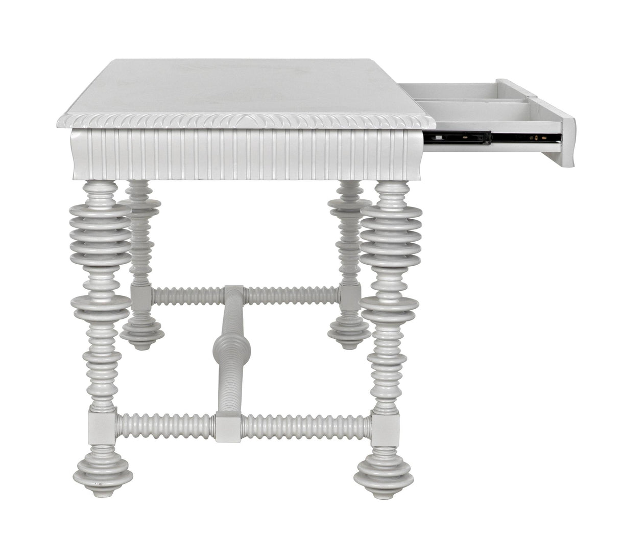 NOIR Portuguese Desk Small Solid White