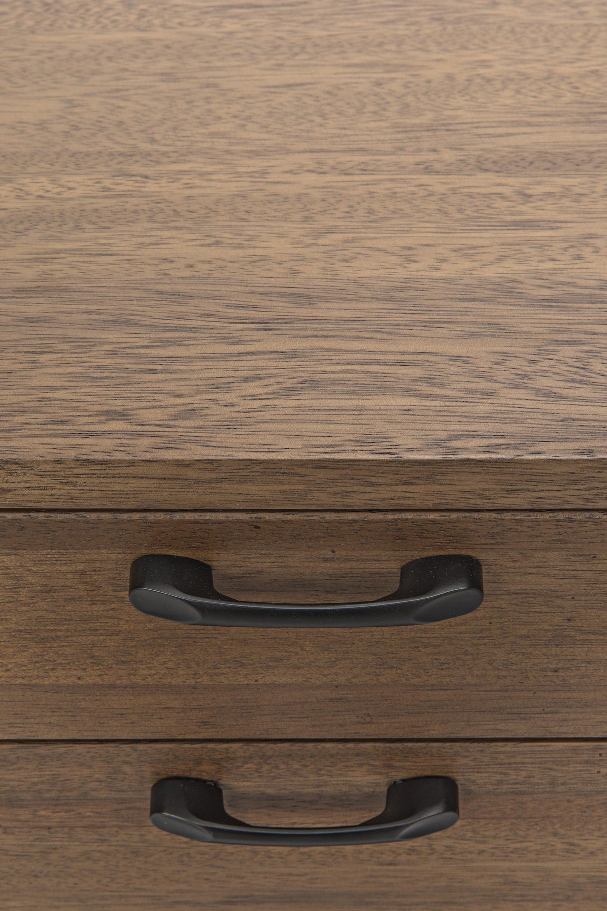 NOIR Algeron Desk with Black Steel