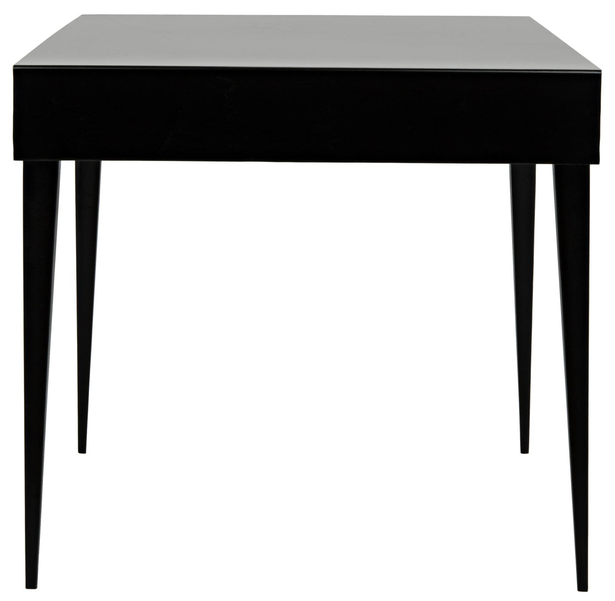 NOIR Stiletto Desk Black Steel