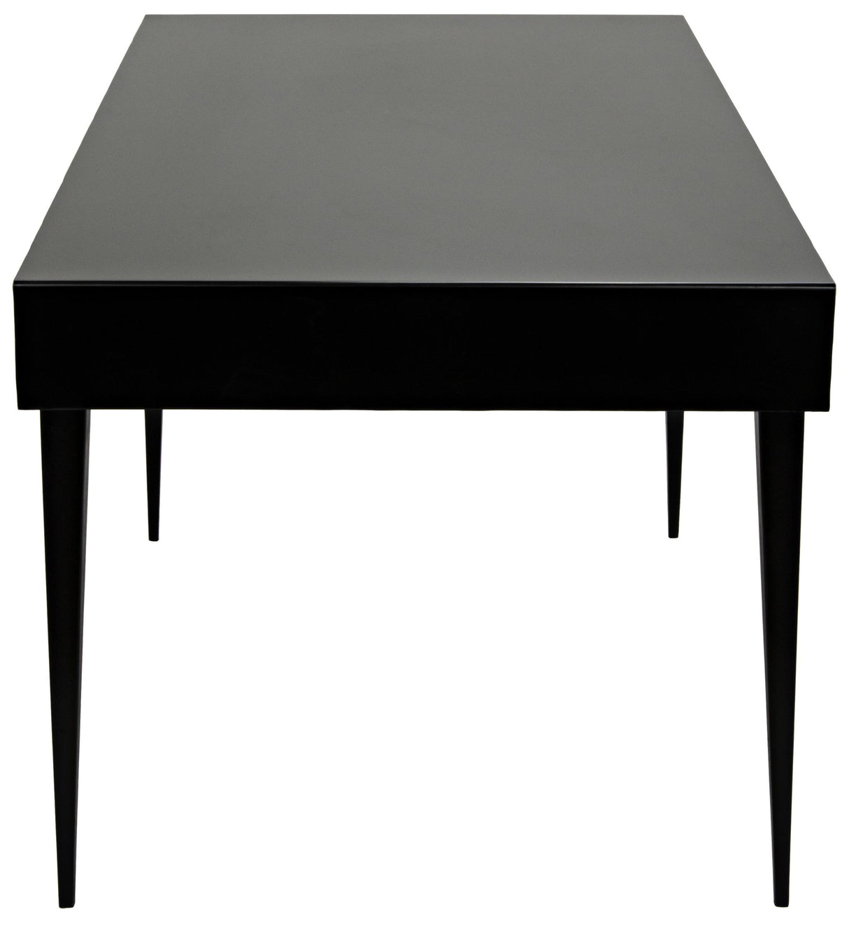 NOIR Stiletto Desk Black Steel
