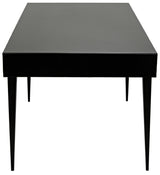 NOIR Stiletto Desk Black Steel
