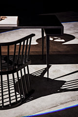 NOIR Stiletto Desk Black Steel