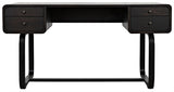 NOIR Voltes Desk Ebony Walnut with Black Steel