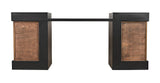 NOIR Bentley Desk Dark/Ebony Walnut