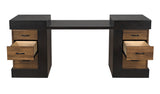 NOIR Bentley Desk Dark/Ebony Walnut