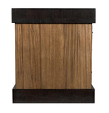 NOIR Bentley Desk Dark/Ebony Walnut