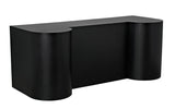NOIR Concierge Desk Black Steel