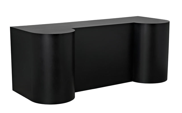 NOIR Concierge Desk Black Steel