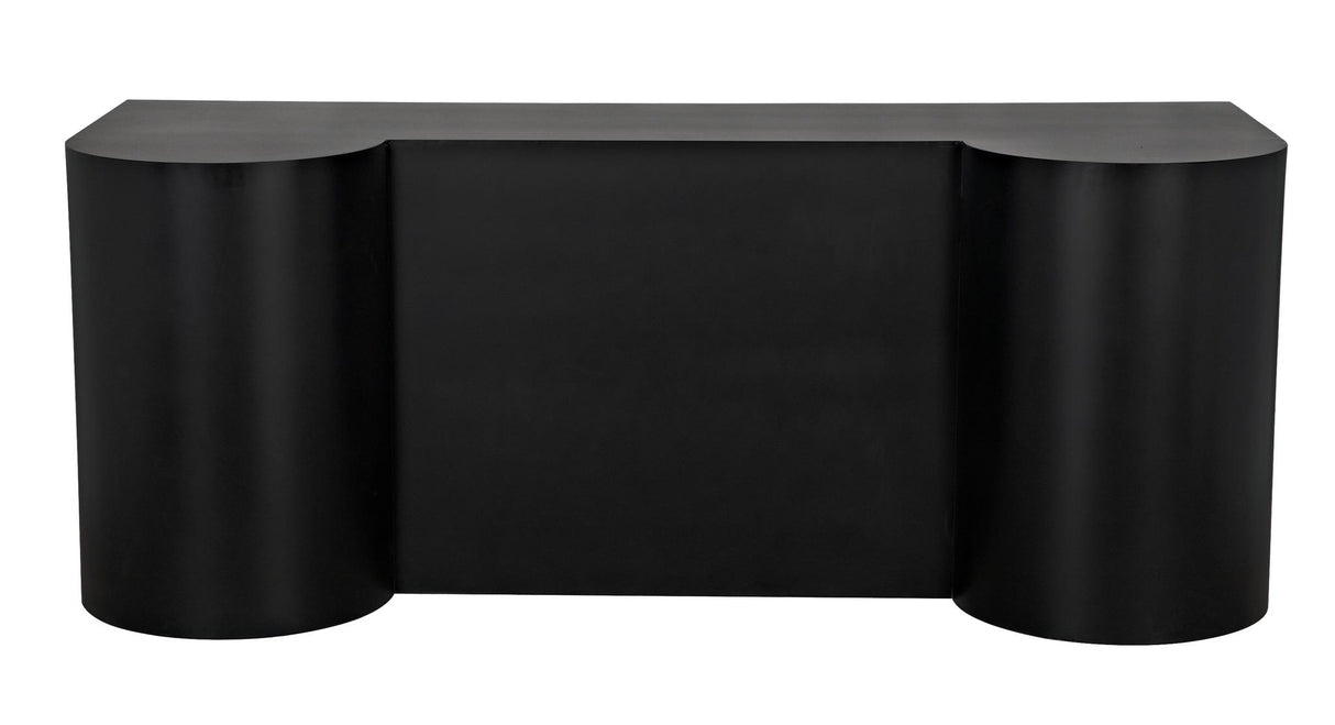 NOIR Concierge Desk Black Steel