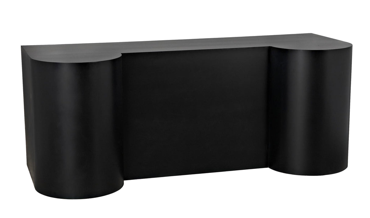 NOIR Concierge Desk Black Steel